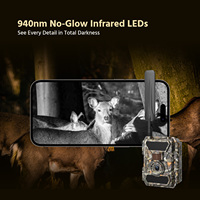 Caméra de chasse WILLFINE T4.0-CS 32MP IP66 4G LTE personnalisable, vitesse de déclenchement rapide 0,2s, vision nocturne