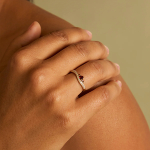 Coeur <span class=keywords><strong>grenat</strong></span> <span class=keywords><strong>bague</strong></span> pavé diamant bagues <span class=keywords><strong>Vermeil</strong></span> or bijoux 925 argent <span class=keywords><strong>bague</strong></span> conceptions femmes 14k or bijoux en gros - Product Image 2