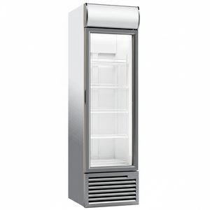 Refrigerador Comercial Vertical Klimasan Inova 420 con Puerta de Vidrio Simple, Refrigeración por Aire, para Bebidas, con Control de Temperatura y Humedad - Product Image 2