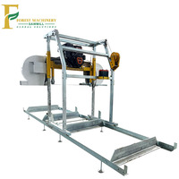 Scie à ruban horizontale portative pour machines forestières, prix d'usine, machine de découpe du bois, moteur 5,5 kW, garantie 3 ans, facile à utiliser