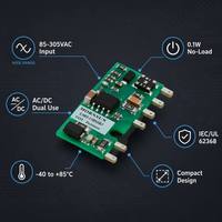 Konverter AC-DC Mornsun 3.3V 3W LS03-13B03R3 Ultra-Compact SIP Single Switching Power Supply Input 85-305VAC PCB Mount Industri