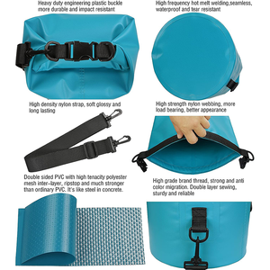 Sac à dos de sport en PVC écologique pour séparation sèche et humide résistant à l'usure étanche grande capacité pour <span class=keywords><strong>camping</strong></span> randonnée rivière - Product Image 3