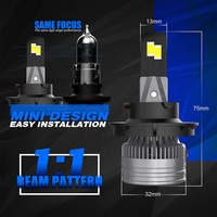 Phares de camion Sunshiny 8400lm 70w H13, installation simple, phares LED H13 H4 pour voitures et fourgonnettes universelles