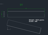 Hydrofoil Kitesurf Wingsurf Windsurf Mât en aluminium