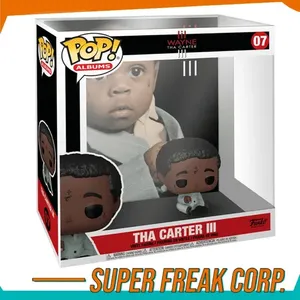 Lil Wayne Tha Carter 3 Funko Pop 07 copertina dell'album in vinile autoadesivo in PVC e PP libro di chiusura per matrimoni e regali stampa personalizzata - Product Image 5