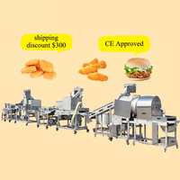 Machine à hamburgers de qualité supérieure, machine à former des nuggets de poulet AICN, machine à paner