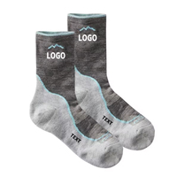 Calcetines Deportivos de Senderismo para Otoño, Calcetines de Running Suaves, Calcetines Deportivos de Lana Cómodos para Actividades al Aire Libre