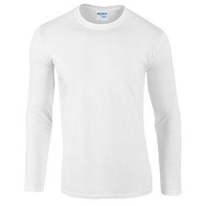 <span class=keywords><strong>Gildan</strong></span> 76400 Unisex personalizado impreso 100% algodón manga larga Camiseta fluorescente característica Color sólido camisa de manga larga