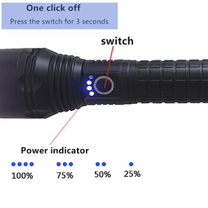 <span class=keywords><strong>ไฟฉาย</strong></span> LED P50 ขายดี ใช้แบตเตอรี่ Li-ion 2*18650 <span class=keywords><strong>ขนาด</strong></span><span class=keywords><strong>ใหญ่</strong></span> ยอดนิยมสำหรับตั้งแคมป์ ตัวไฟฉายทำจากอลูมิเนียม - Product Image 4