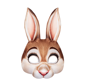 Party Rabbit Cartoon Maske Ostern Tier maske Zubehör für Maskerade Party Halb gesichts maske Party Festival Prop Themen partys - Product Image 4