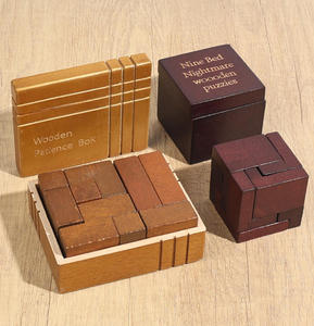 Vendita all'Ingrosso di Puzzle 3D in Legno, Gioco Mentale Stimolante, Antistress, Sfida Spaziale - Product Image 1