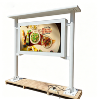 Affichage numérique extérieur étanche de style totem avec écran tactile capacitif WiFi LCD 43 pouces