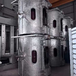 Fournisseur chinois de la ferraille 10 <span class=keywords><strong>T</strong></span> four à induction de recyclage des métaux pour la coulée et la fonderie utilisation industrielle puissance et taille personnalisées - Product Image 5
