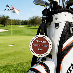 Etiqueta <span class=keywords><strong>de</strong></span> <span class=keywords><strong>bolsa</strong></span> <span class=keywords><strong>de</strong></span> golf esmaltada personalizada para regalo promocional, venta al por mayor para fabricantes en <span class=keywords><strong>España</strong></span> - Product Image 2