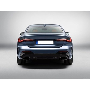 Diffusore Posteriore Stile M-Performance M Sport per <span class=keywords><strong>BMW</strong></span> <span class=keywords><strong>Serie</strong></span> <span class=keywords><strong>4</strong></span> G22 Coupé 2021+ Accessori Paraurti in PP Nero Lucido Upgrade - Product Image 4