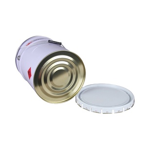 Good Quality Factory Supply Directly 20L Metal Paint Container Bucket Handles Iron Hoop Oxidation Resistance Customizable - Product Image 1