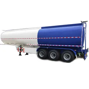 High Quality 55000 Litres 3 Axles Strong Fuel Oil Tank Trailer Semi Trailer Truck