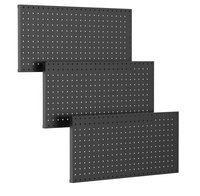 Shed Modular Peg Board Organizer Board Kit Outils Pegboard Système de stockage Panneaux Pegboard en métal pour mur Garage Utility