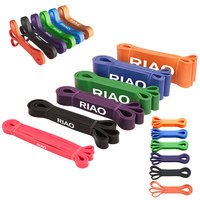 OKPRO fábrica de goma de Color personalizado bucle largo Pull Up banda bandas de ejercicio de resistencia conjunto para entrenamiento