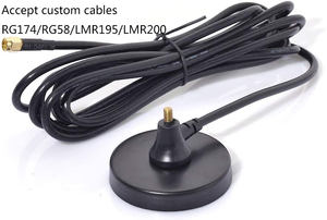 هوائي مودم 4G مع موصل SMA RG58 LMR195 RG174 هوائي مغناطيسي طويل المدى 9dBi عالي الكسب للهاتف المحمول - Product Image 2
