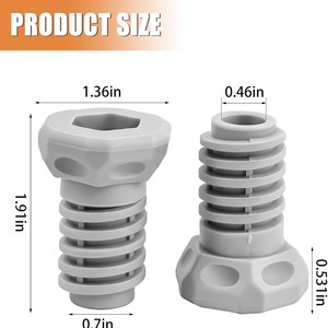 Patins de support d'équilibrage durables en plastique pour machine à laver DC61-03128A AP5324682 PS4206963 - Product Image 2
