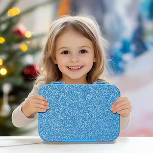 Oumeng Haute Qualité 4 Compartiments École Garçons Fille En Plein Air Portable Dessin Animé Sans Bpa Boîte À Lunch Enfants - Product Image 2