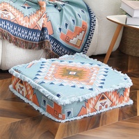 Coussin de chaise tapisserie bohème personnalisé rapide, housse de coussin de canapé style marocain, housse de coussin pour canapé et chaise de salle à manger