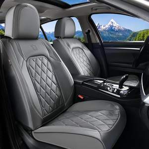 Housse de siège de voiture en cuir de luxe universelle, ensemble complet, compatible avec les airbags, respirante, adaptée aux voitures et aux SUV - Product Image 4