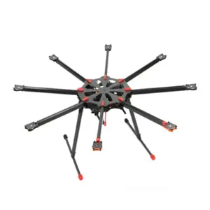 2024 TAROT X8 из углеродного волокна TL8X000 8-осевая рама с электрическим посадочным полозом и складным рычагом для фотосъемки дрона