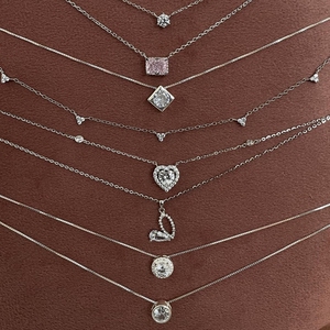 Collar de plata esterlina multicolor cadena plateada amor para siempre 520 artículos a granel lotes al por mayor joyería cmponentes joyeria - Product Image 1