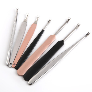 ส้อมตัดหนังกำพร้าสแตนเลสแบบสองหัว สำหรับกำจัดหนังกำพร้าที่ตายแล้ว ใช้ในบ้าน - Product Image 2