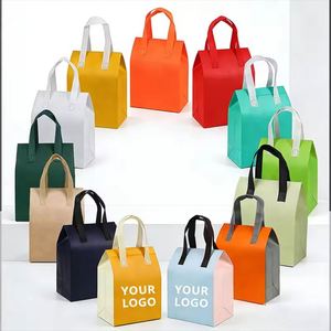 Waterproof Portable Custom Logo Disposable Non-Woven Thermal Insulated Cooler Bag for Food Beverage Delivery Takeaway - Product Image 1