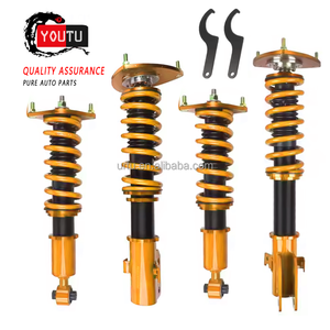 ביצועים גבוהים המכונית הטבעה התאמת ערכת <span class=keywords><strong>coilover</strong></span> הקדמי גובה אחורי מתכוונן סופג הלם מתכוונן עבור הרבה מכונית שונה - Product Image 2