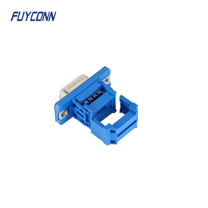 9pin Uốn Tóc bồng IDC cáp phẳng Ribbon DB 9pin Dsub kết nối, 9pin nữ Ribbon D-SUB kết nối - Product Image 4
