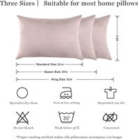 100% pure soie bonne qualité taie d'oreiller refroidissement solide mûrier soie taie d'oreiller pour la maison