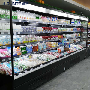 Réfrigérateur vertical commercial pour <span class=keywords><strong>supermarché</strong></span>, grande capacité, refroidisseur ouvert, installation facile - Product Image 2