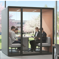 Cabine acoustique moderne pour salle de réunion, mobilier de bureau, pod de bureau intérieur, cabine insonorisée préfabriquée