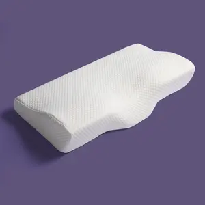 Low MOQ Bed Sleeping Contour cuscino in Memory Foam ortopedico cervicale a forma di farfalla Anti russare
