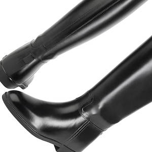 Botas de Montar a Caballo de Cuero de Primera Calidad para Hombre, Botas Largas Personalizadas de Cuero Auténtico, Material de Cuero con MOQ Bajo Personalizado - Product Image 5