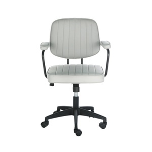 Elegante Silla de escritorio de Tela Gris claro con brazos - Product Image 3