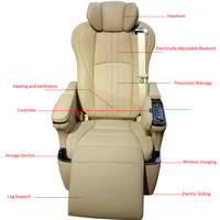 Siège électrique de voiture intelligente de luxe réglable pour adulte classe V pour Vellfire meilleur fabricant