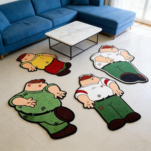 <span class=keywords><strong>Tappeti</strong></span> <span class=keywords><strong>Moderni</strong></span> Personalizzati per <span class=keywords><strong>Soggiorno</strong></span>, Decorazione di Lusso, <span class=keywords><strong>Tappeti</strong></span> Anime su Misura con Taglio Sagomato, Motivo Irregolare, Tappetino Cartoon - Product Image 4