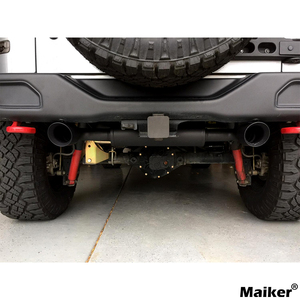 Accesorios para coche, <span class=keywords><strong>escape</strong></span> <span class=keywords><strong>de</strong></span> <span class=keywords><strong>gas</strong></span> doble para Jeep Wrangler JK - Product Image 2
