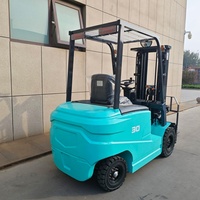 Chariot élévateur électrique de 3 tonnes, chariot élévateur contrepoids à batterie au plomb-acide de 3000 kg pour la manutention des palettes GC-LAF30