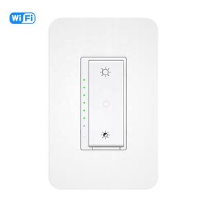 热卖WiFi版本1/2/3组15A 100-250V 3路美国CE ETL WiFi调光开关WiFi智能可调光灯开关 - Product Image 1