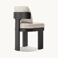 Ensemble de salle à manger d'extérieur pour hôtel, mobilier de jardin, table et chaises en aluminium, mobilier de patio, ensemble de table d'extérieur, mobilier de patio