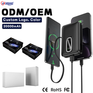 แบตเตอรี่สำรองแม่เหล็กไร้สาย 20000mAh สำหรับไอโฟน พาวเวอร์แบงค์ ที่ชาร์จแบตเตอรี่แบบพกพา - Product Image 1