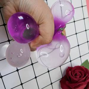 Promotional Unisex Grape TPR Squishy Splat <b>Balls</b> Stress Reliever <b>Squeeze</b> Toys for 5 to 7 Years Old Children - Product Image 2