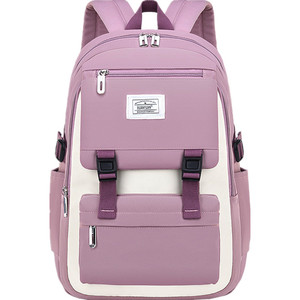 <span class=keywords><strong>Cartable</strong></span> Nouveau Pour Garçons et Élèves, Mode Légère, Protection Dorsale, Sac à Dos Imperméable pour Femmes et Filles, Ultra Léger, Avec Décoration - Product Image 1