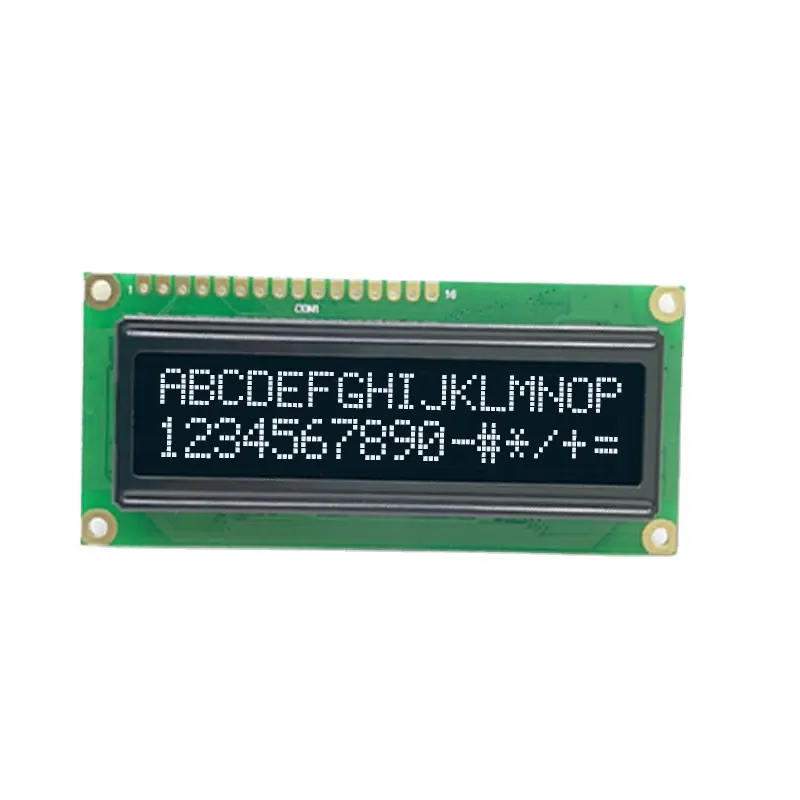 2.1' Character OLED 1602 display screen COB yellow green blue 5V lcd 16x2 16*2 dot matrix module